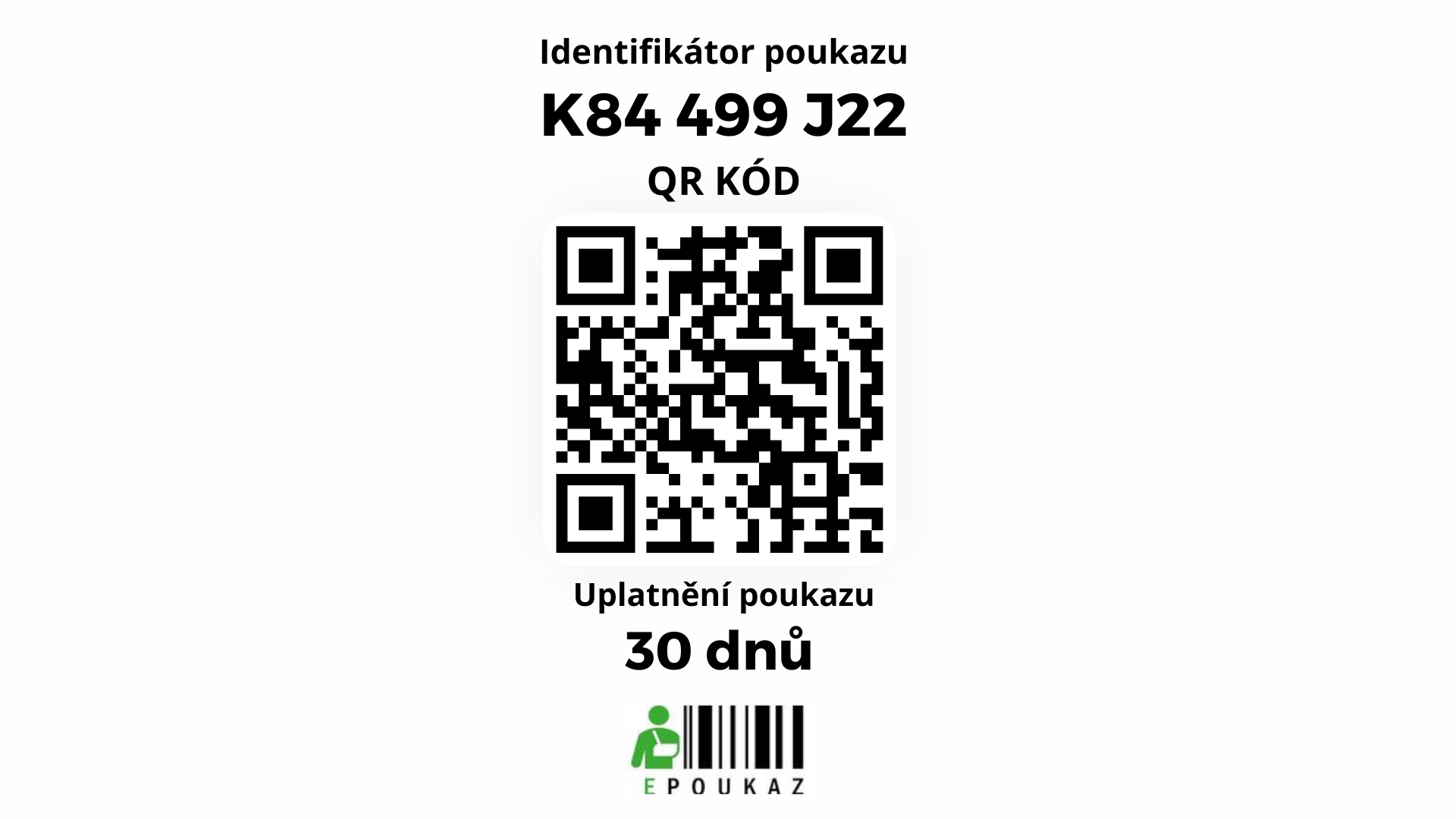 tištěný ePoukaz